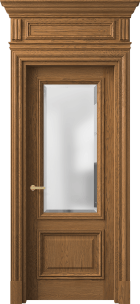 Дверь межкомнатная 7302 ДПР.М САТ-Ф. Цвет Дуб пряный матовый. Материал Массив дуба матовый. Коллекция Antique. Картинка.