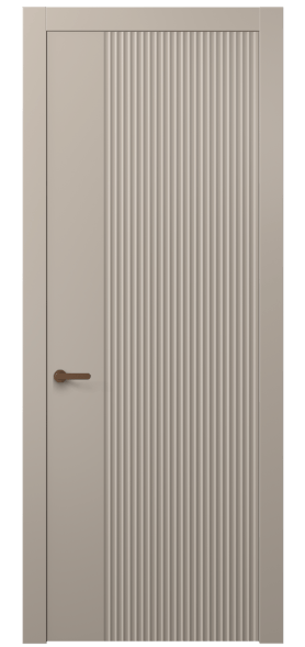 Дверь межкомнатная АКП 8643 МБСК. Цвет Матовый бисквитный. Материал Гладкая эмаль. Коллекция Alba. Картинка.