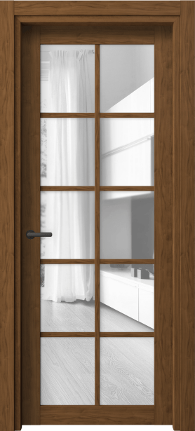 Дверь межкомнатная 2106 ЛОР ПРОЗ. Цвет Лесной орех. Материал Ламинатин. Коллекция Neo. Картинка.