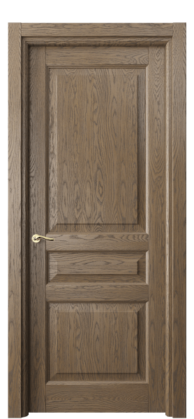 Дверь межкомнатная 0711 ДММ.Б. Цвет Дуб мраморный брашированный. Материал Массив дуба брашированный. Коллекция Lignum. Картинка.