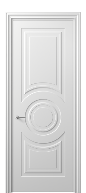 Дверь межкомнатная 8461 МБЛ. Цвет Матовый белоснежный. Материал Гладкая эмаль. Коллекция Mascot. Картинка.