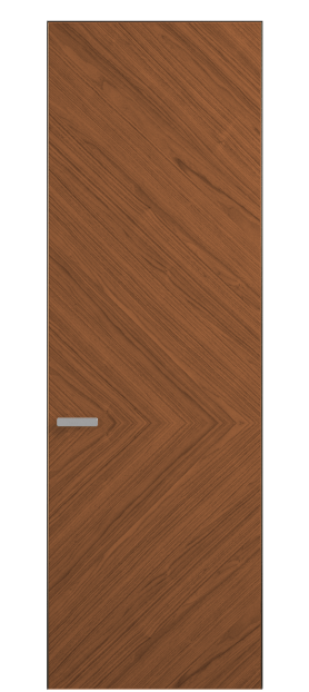 Дверь межкомнатная 0202 ОМДМР Орех медный матовый. Цвет Орех медный матовый рифт. Материал Радиальный шпон Naturwood. Коллекция Rift. Картинка.