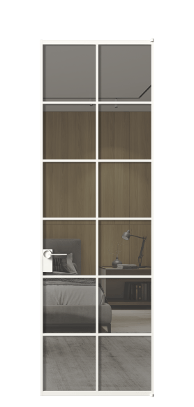 Межкомнатная дверь АЛПЛ040.05 Stopsol Grey БЕЛ. Цвет Алюминий Белый. Материал Алюминий. Коллекция Formato. Фото. Дверь межкомнатная АЛПЛ040.05 Stopsol Grey БЕЛ. Цвет Алюминий Белый. Материал Алюминий. Коллекция Formato. Картинка.