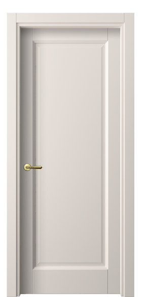 Дверь межкомнатная 1401 ПЭТБ. Цвет ПЭТ тёплый-белый. Материал ПЭТ. Коллекция Galant. Картинка.