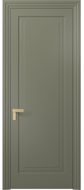 Дверь межкомнатная АКП 8301 МОТ Матовый оливковый тёмный. Цвет Матовый оливковый тёмный. Материал Гладкая эмаль. Коллекция Rocca. Картинка.