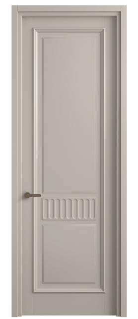 Дверь межкомнатная 6707 МСБЖ. Цвет Матовый светло-бежевый. Материал Гладкая эмаль. Коллекция Шарм. Картинка.