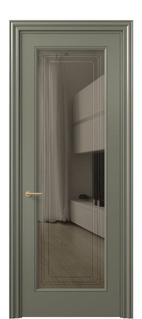 Межкомнатная дверь 8400 МОТ Бронза с гравировкой. Цвет Матовый оливковый тёмный. Материал Гладкая эмаль. Коллекция Маскот. Фото. Дверь межкомнатная 8400 МОТ Бронза с гравировкой. Цвет Матовый оливковый тёмный. Материал Гладкая эмаль. Коллекция Маскот. Картинка.