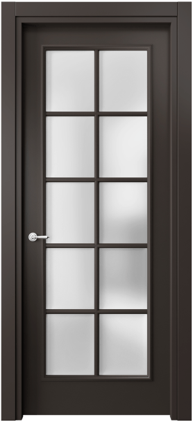 Межкомнатная дверь 8102 МАН САТ. Цвет Матовый антрацит. Материал Гладкая эмаль. Коллекция Paris. Фото. Дверь межкомнатная 8102 МАН САТ. Цвет Матовый антрацит. Материал Гладкая эмаль. Коллекция Paris. Картинка.