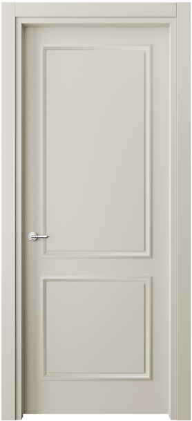 Дверь межкомнатная 8121 МОС. Цвет Матовый облачно-серый. Материал Гладкая эмаль. Коллекция Париж. Картинка.