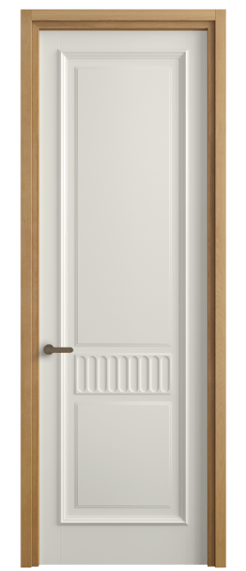 Дверь межкомнатная 6707 БЖМ. Цвет Бук жемчуг. Материал Массив бука эмаль. Коллекция Charm. Картинка.