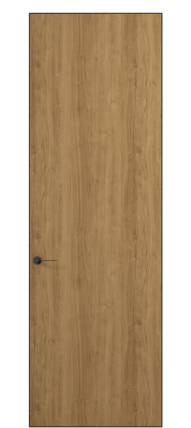 Дверь межкомнатная 0010 ГОР Грецкий орех. Цвет Грецкий орех. Материал Ламинатин. Коллекция Planum Pro. Картинка.