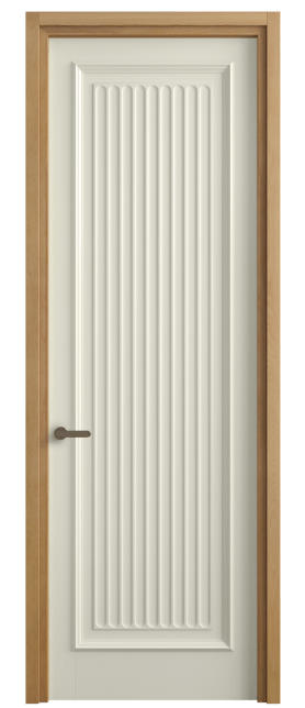 Дверь межкомнатная 6701 БМБ. Цвет Бук молочно-белый. Материал Массив бука эмаль. Коллекция Charm. Картинка.