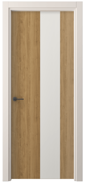 Дверь межкомнатная 4225 ГОР. Цвет Грецкий орех. Материал Ламинатин. Коллекция Freedom. Картинка.