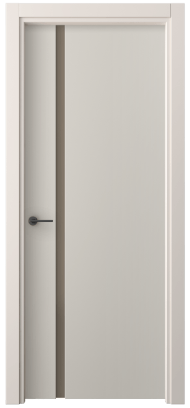 Дверь межкомнатная 4222 ПЭСС БР САТ. Цвет ПЭТ светло-серый. Материал ПЭТ. Коллекция Freedom. Картинка.