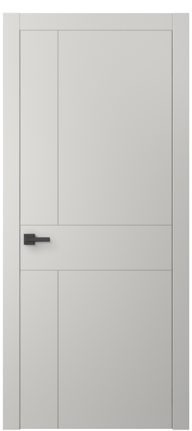 Дверь межкомнатная АКП 8056 МСР Матовый серый. Цвет Матовый серый. Материал Гладкая эмаль. Коллекция Linea. Картинка.