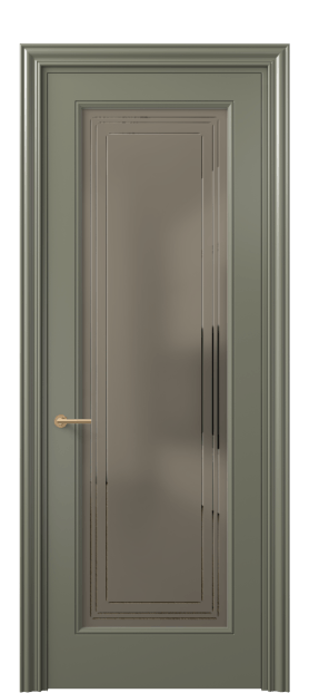 Межкомнатная дверь 8400 МОТ Бронза сатин с гравировкой. Цвет Матовый оливковый тёмный. Материал Гладкая эмаль. Коллекция Маскот. Фото. Дверь межкомнатная 8400 МОТ Бронза сатин с гравировкой. Цвет Матовый оливковый тёмный. Материал Гладкая эмаль. Коллекция Маскот. Картинка.