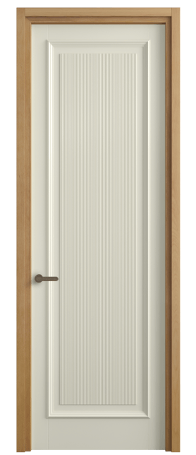 Дверь межкомнатная 6711 БМБ. Цвет Бук молочно-белый. Материал Массив бука эмаль. Коллекция Charm. Картинка.